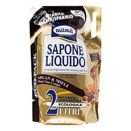 Рідке мило Mil Mil Арган та мед, запаска, 2 л