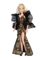 Лялька 8833-34 DEFA шарнірна 29 см, у коробці 21,5 × 33 × 6 см (6903317783953) чорна