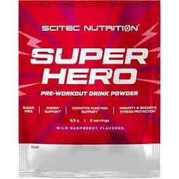 Предтреник Scitec Nutrition Superhero Wild raspberry 9.5 г
