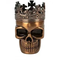 Гриндер для измельчения табака D&K Череп в короне DK-5067-B Bronze (15701)