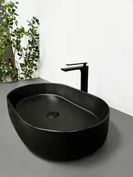 Умивальник VBI Verona 60 black matt накладний VBI-011303, Чорний матовий - мініатюра 3