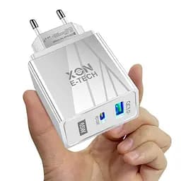 Зарядное устройство XON PowerCharge 65W (PD33) USB Type-C (PCWA065033A1С1W 6044) Белый