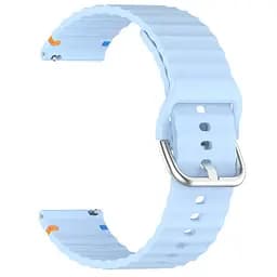 Силіконовий ремінець Wavy для Smart Watch 22mm Light Blue - мініатюра 2