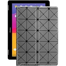 Чехол StatusCASE из экокожи для планшета Prestigio Wize PMT3771 3G Серый ромб