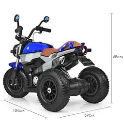 Дитячий електромобіль Мотоцикл Bambi Racer M 3687AL-4 до 60 кг - мініатюра 4
