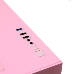Корпус GTL Gaming Infinity, Pink, без БЖ, Mid Tower, Micro ATX / Mini ITX, 1xUSB 3.0 / 2xUSB 2.0, макс. CPU - 160 мм / VGA - 320 мм, бічна та передня панель із загартованого скла (GTLN275-1P) - мініатюра 5