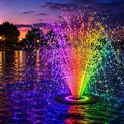 Фонтан, аератор для ставка Kruger Meier PondSplash Elite LED 40000 з LED-підсвіткою 40000 л/год - мініатюра 6