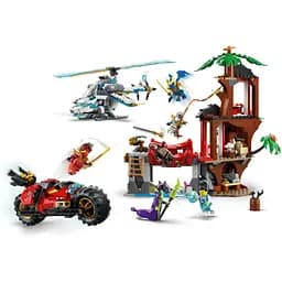 Конструктор LEGO Ninjago Автомобільна битва ніндзя біля будинку на дереві 642 деталі (71857) - мініатюра 3