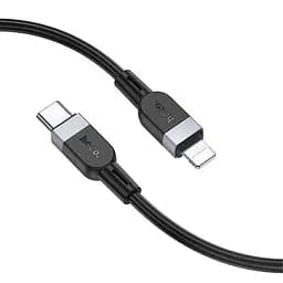 Дата кабель Hoco X109 Energy silicone Type-C to Lightning (2m) Black - мініатюра 4