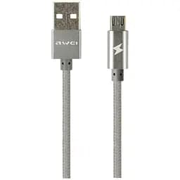 Кабель Awei CL-400 Micro cable 1m Grey
