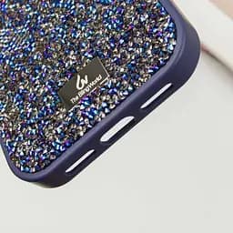Чохол TPU Bling World Rock Diamond для Apple iPhone 12 Pro/12, 6.1 Синій - мініатюра 5