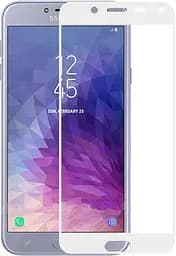 Захисне скло Tempered Glass 3D Full Glue Samsung Galaxy J4 2018 J400 white