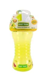 Поїльник для подорожей Baby Team з трубочкою 10+ міс. 300 мл салатовий (5005_салатовий) - мініатюра 3