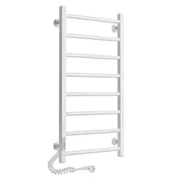 Электрический полотенцесушитель Laris Зебра Альфа ЧФ8 400x800 Е левый R3 77700071, Белый, Левое, Электронный