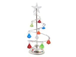 Сувенир металлический светодиодный "Елка-камни цветные" 20,5 см ZYF-0102