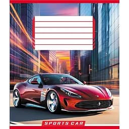 Зошит учнівський "На швидкості світла" Leader 036-570250K-5 в клітинку, 36 аркушів