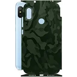 Захисна плівка StatusSKIN для Xiaomi Redmi 6 Pro Корпус Вініл Камуфляж зелений