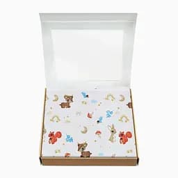 Пелюшки фланелеві Cosas Forest Friends 80х100 см, бежеві - мініатюра 2