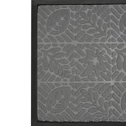 Килимок придверний Eco Fabric Листя з кромкою сірий 40 х 60 см (4060-107) - мініатюра 6