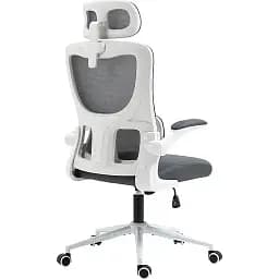Офісне крісло GT Racer X-5728, біло-сіре (X-5728 White/Gray) - мініатюра 6