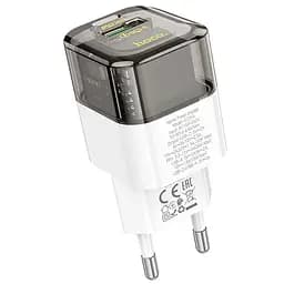 МЗП Hoco C131A Platium PD30W+QC3.0 (1USB-A/1C) Transparent black