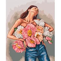 Картина по номерам Brushme Изящная весна © Дарья Михайлышина BS53569 40х50 см