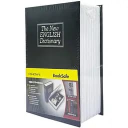 Сейф-книга з ключем для зберігання KBS-801(Black) мала, 18х11,5х5,5 см