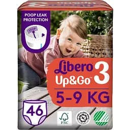 Подгузник трусики Libero Up&Go 3 (5-9 кг), 46 шт. (80051)