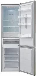 Холодильник Candy CMDNB6204X1 нижня морозильна камера 200см 321л A++ NoFrost Нержавіюча сталь (CMDNB6204X1) - мініатюра 2