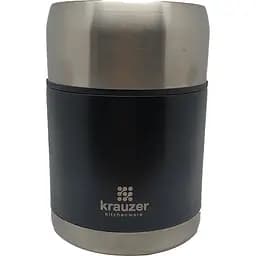 Термос для еды Krauzer 750 мл черный (87-7500Matte Black)