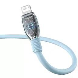 Кабель Baseus Pudding Series Fast Charging Cable USB to Lightning 2.4A 2m 2m P10355700311-01 Blue - мініатюра 4