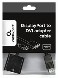 Перехідник Cablexpert A-DPM-DVIF-002, DisplayPort-DVI, 0.1м, черний (A-DPM-DVIF-002) - мініатюра 4