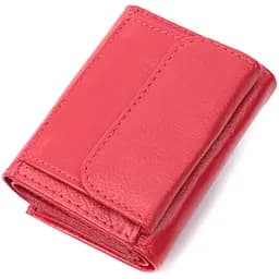 Маленький зручний гаманець з монетницею із натуральної шкіри ST Leather 22741 червоний - мініатюра 2