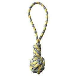 Игрушка для собак груша канатная с ручкой 40 см Croci PASTEL