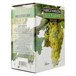 Вино Alianta vin Шардоне, біле, сухе, 9-11%, 3 л (575269) - мініатюра 2