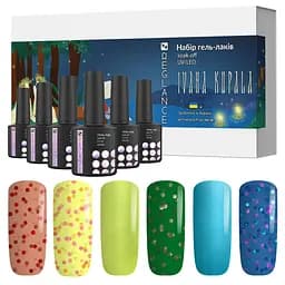 Набір гель-лаків для нігтів Reglance Івана Купала 7.5 мл x 6 шт.