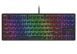 Клавіатура ігрова механічна HATOR HTK520 Black Rockfall 2 Mecha TKL Orange