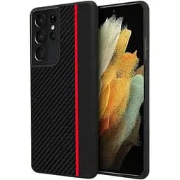 Чохол накладка Primolux CFC для Samsung Galaxy S21 Ultra (SMS998) Black&Red