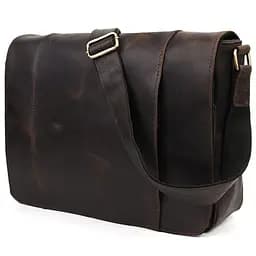 Велика чоловіча сумка-листоноша з натуральної шкіри TARWA 27х37х10 см sum0028362