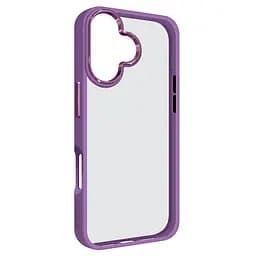 Чехол для Apple iPhone 16, UNIT2, фиолетовый, ударопрочный, прозрачный противоударный чехол-накладка из TPU и поликарбоната (PC), с защитными бортиками, защита всего корпуса от ударов и царапин, ArmorStandart (ARM78774)