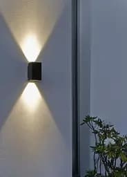Підсвітка Brille LED фасадна IP65 AL-218/2х5W COB BK - мініатюра 5