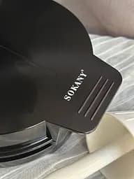 Вафельниця для тонких вафель Sokany SK-08019 з антипригарним покриттям 1200Вт - мініатюра 4