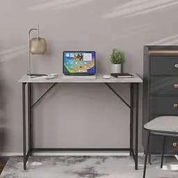 Стіл розкладний Моріс Ferrum-decor 750x1000x600 Чорний метал ДСП Бетон 16 мм (FRD-104675) - мініатюра 6