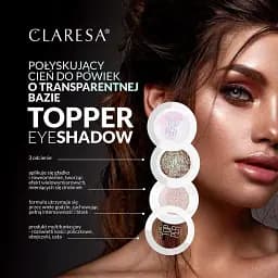 Тіні для повік Claresa Topper Eyeshadow тон 01 (Sea Shell) 1.2 г - мініатюра 4