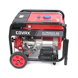 Генератор бензиновий COVAX XL7500CV-E2, 5.0kW, однофазний 220V, 50Hz, DC12V, 13HP, Electric Starter, tank 25L, 690x535x555mm - мініатюра 3