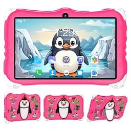 Дитячий планшет Meijiahui K1 Android-15 Penguin / Планшет 7" 6GB / 128GB / Дитячий планшетний ПК з екраном 7 дюймів Рожевий - мініатюра 3