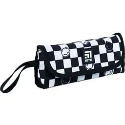 Пенал м'який Kite 8x20.5x4 см біло-чорний (K24-653-3)