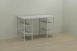 Комп'ютерний стіл Ferrum-decor Карен 75x120x60 білий ДСП Білий 32мм (FRD-102261)