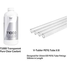 Набор для сборки cистеми жидкостного охлаждения Thermaltake Pacific CL360 Max D5 Hard Tube Water Cooling Kit (CL-W259-CU00SW-A) - мініатюра 4