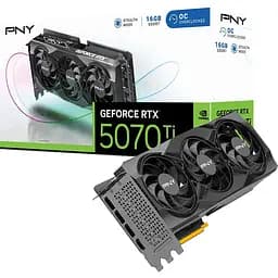 Видеокарта PNY GeForce RTX 5070 Ti OC 16 GB (VCG5070T16TFXPB1-O) EU [125930]